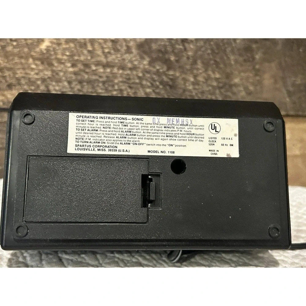 Spartus vintage alarm